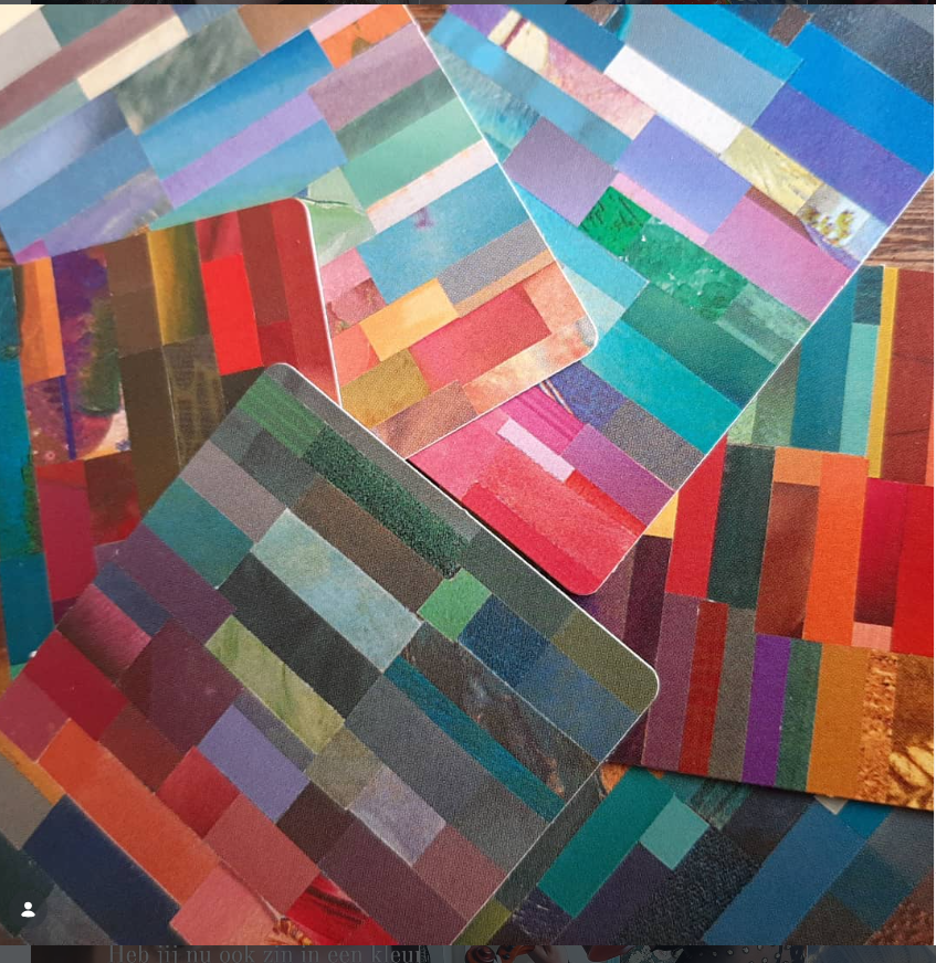 Personal Color Cards van het 78Color System door elkaar